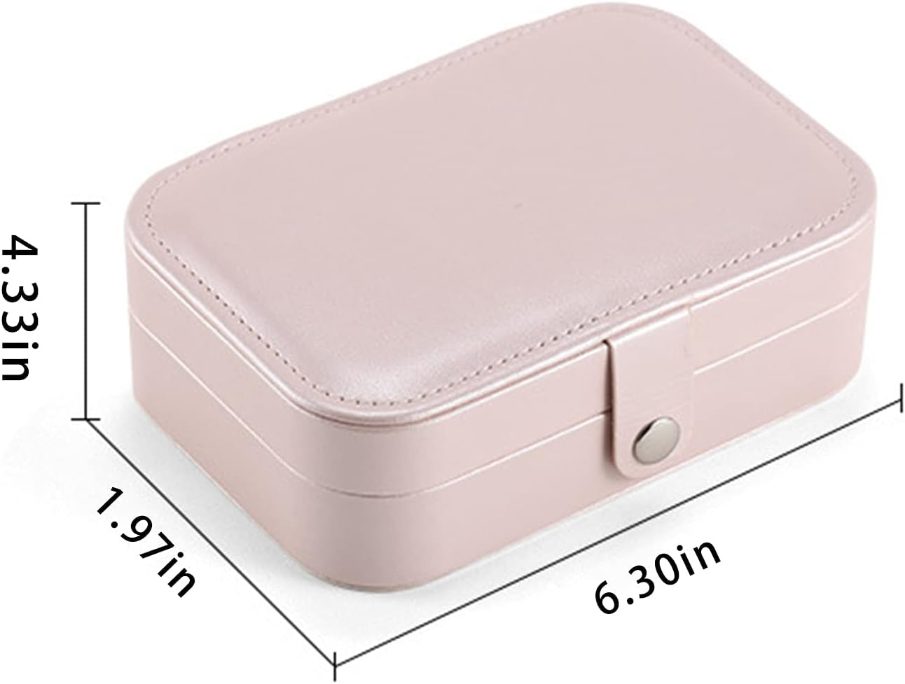 Travel Jewelry Organizer Mini Gift Boxes Ring Earring Case for Jewelry Storage Pink