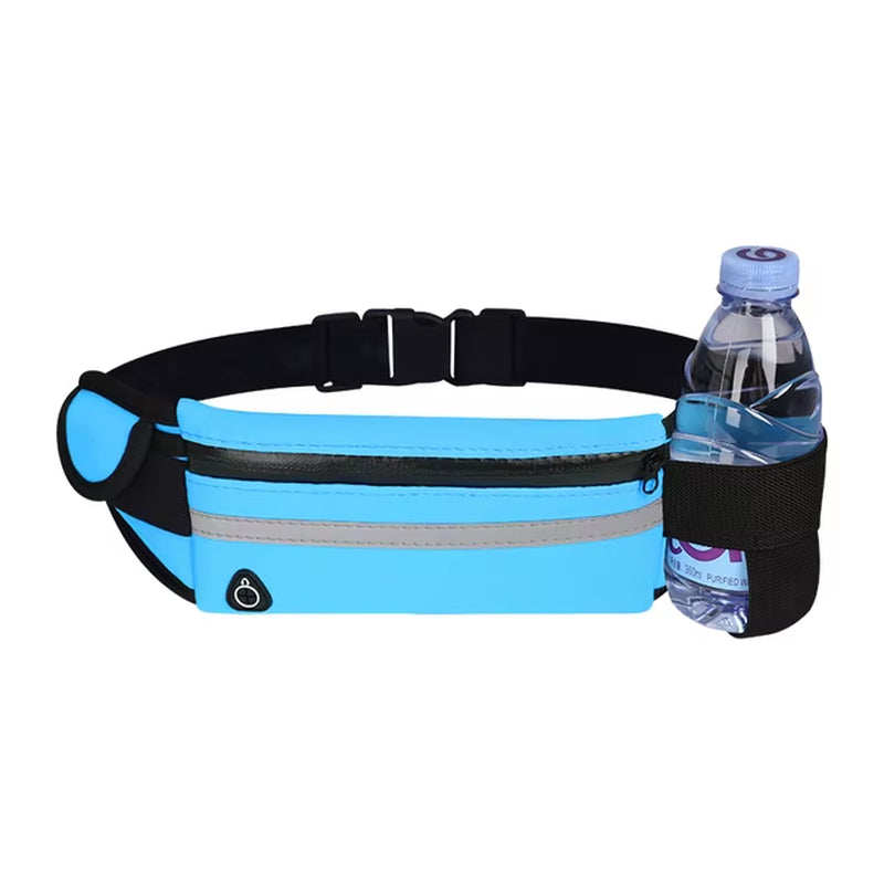 Running Waist Bag Double Pocket Bag Waterproof Phone Belt Personal Purse Waist Pack Man Women Unisex High Qualityt Bag