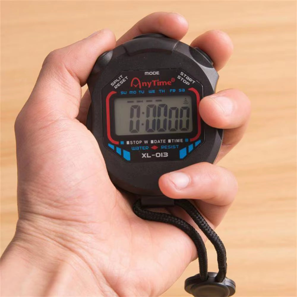 Sports Stopwatch Accurate Lcd Professional Handheld Stopwatch for Sports Best-Selling Sports Handheld Sporty Waterproof Durable