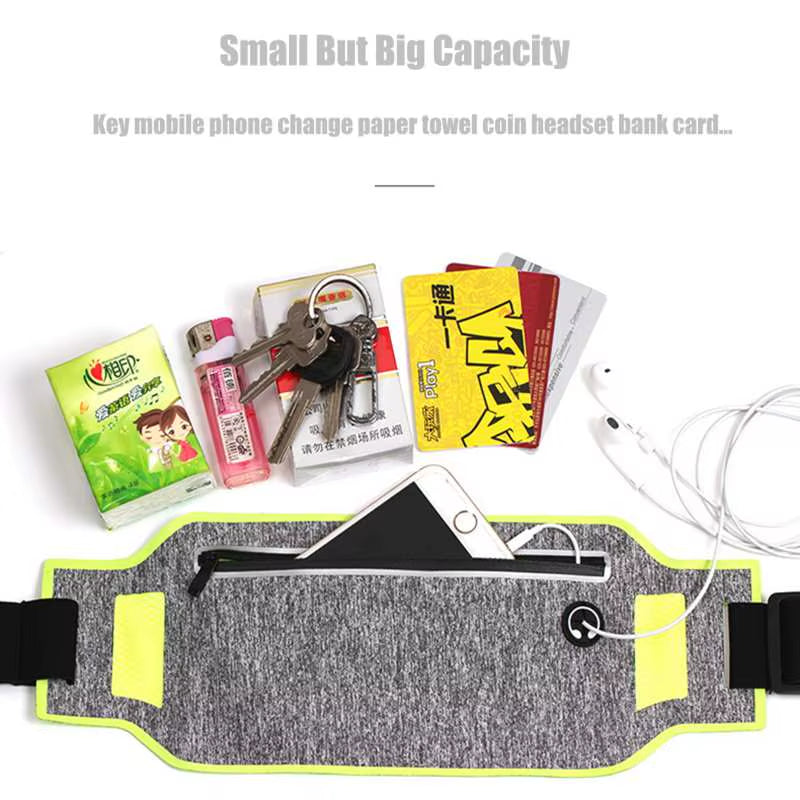 Professional Running Waist Bag Sports Belt Pouch Mobile Phone Case Men Women Hidden Pouch Gym Sportsbags Running Belt Waist Pack