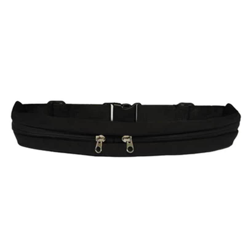 Running Waist Bag Double Pocket Bag Waterproof Phone Belt Personal Purse Waist Pack Man Women Unisex High Qualityt Bag