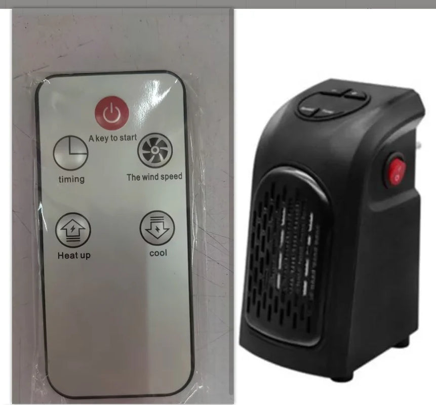 “Mini Electric Ceramic Heater – Portable Winter Warmer for Home, Office & Camping”