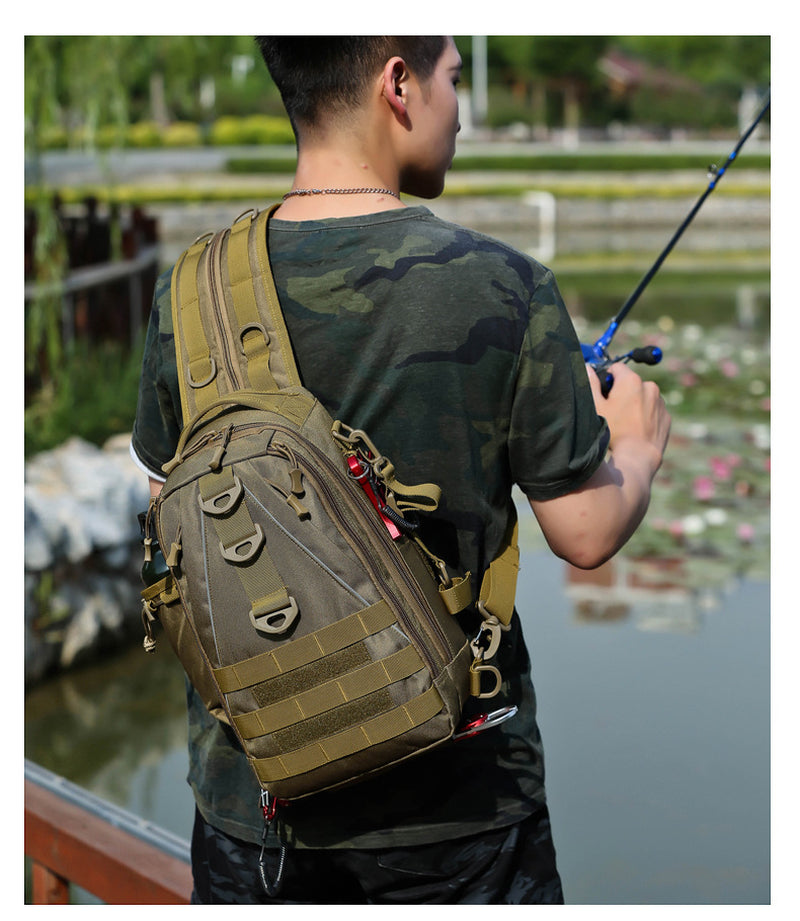 Multi-Layer Multifunctional Fishing Outdoor Backpack